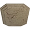 Ekena Millwork Felix Ceiling Medallion, Hand-Painted Gobi Desert Crackle, 25 1/4"W x 17 1/4"H x 1 3/4"P CM25FEGDC - alternate 3